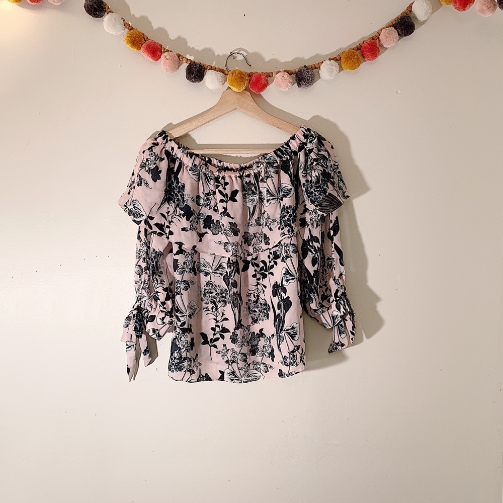 NWT Parker Mandy Blouse in Pearl Paradise